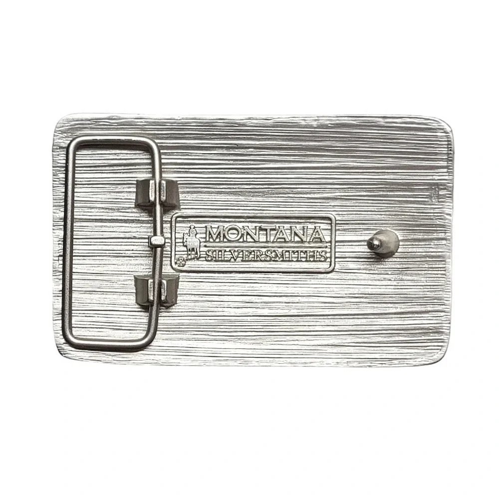 Montana Silversmiths Eagle Right‎ To Bear Arms Patriotic Buckle Retail $45 - NEW